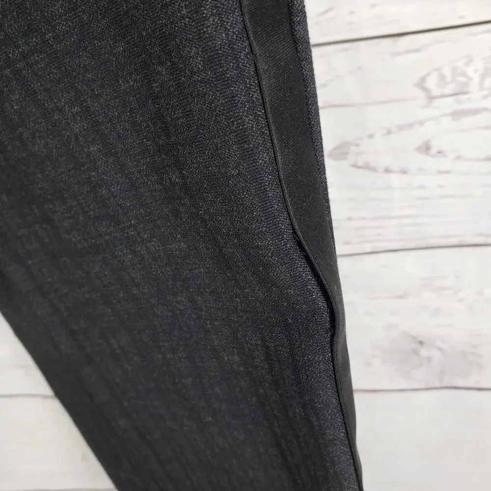 Vintage Pierre Cardin Men's Gray Black Peak Lapel Formal Suit Set Size 54L